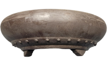 Load image into Gallery viewer, Round, Dark Brown Mica Bonsai Pot | Bowl Pot for Training Bonsai | 11" Light Weight Bosnai Pot - Aven's Serenity Garden