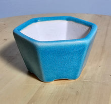 Load image into Gallery viewer, 3 Inch Hexagonal Bonsai Pot - Aven's Serenity Garden