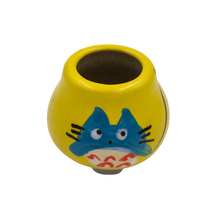 Load image into Gallery viewer, Yellow Ceramic Bulb Shito Bonsai Pot - Aven's Serenity Garden