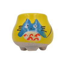 Load image into Gallery viewer, Yellow Ceramic Bulb Shito Bonsai Pot - Aven's Serenity Garden