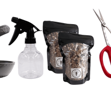 Load image into Gallery viewer, 6" Round Mica Pot, Lyte Serenity Soil (2 Pack) Plus Aven's Care Kit - Aven's Serenity Garden