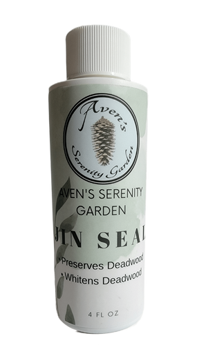 Aven's Serenity Garden Jin Seal  | Deadwood Preservative and Whitener | 4 fl oz bottle - Aven's Serenity Garden