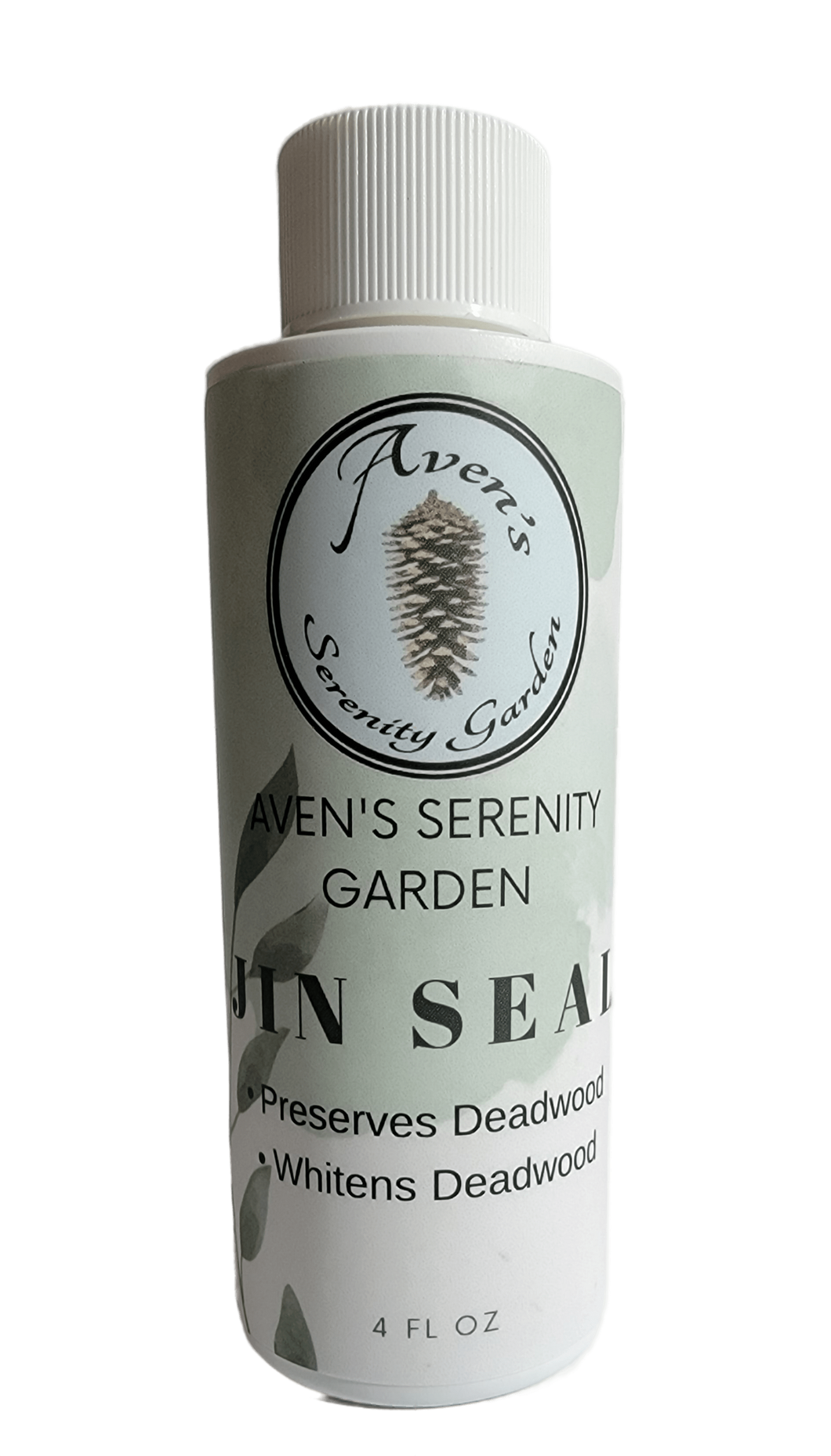 Aven's Serenity Garden Jin Seal  | Deadwood Preservative and Whitener | 4 fl oz bottle - Aven's Serenity Garden