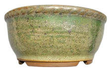 Load image into Gallery viewer, Round, Glazed-Ceramic Bonsai Pot | 4.75&quot; Wide Japanese Vessel - Aven&#39;s Serenity Garden
