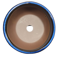 Load image into Gallery viewer, Round, Glazed-Ceramic Bonsai Pot | 4.75&quot; Wide Japanese-Made Vessel - Aven&#39;s Serenity Garden
