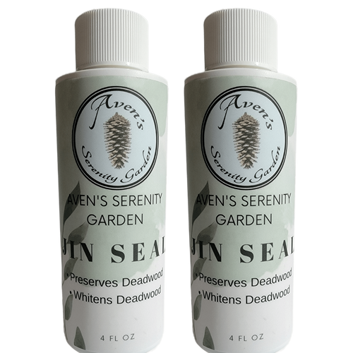 Aven's Serenity Garden Lime Sulfur Jin Seal 2-Pack | Deadwood Preservative and Whitener | 4 fl oz bottles of Lime Sulfur (x2) - Aven's Serenity Garden