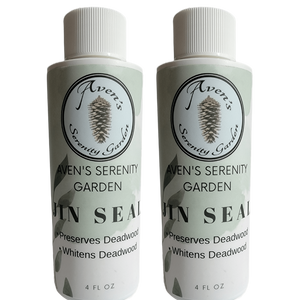 Aven's Serenity Garden Lime Sulfur Jin Seal 2-Pack | Deadwood Preservative and Whitener | 4 fl oz bottles of Lime Sulfur (x2) - Aven's Serenity Garden