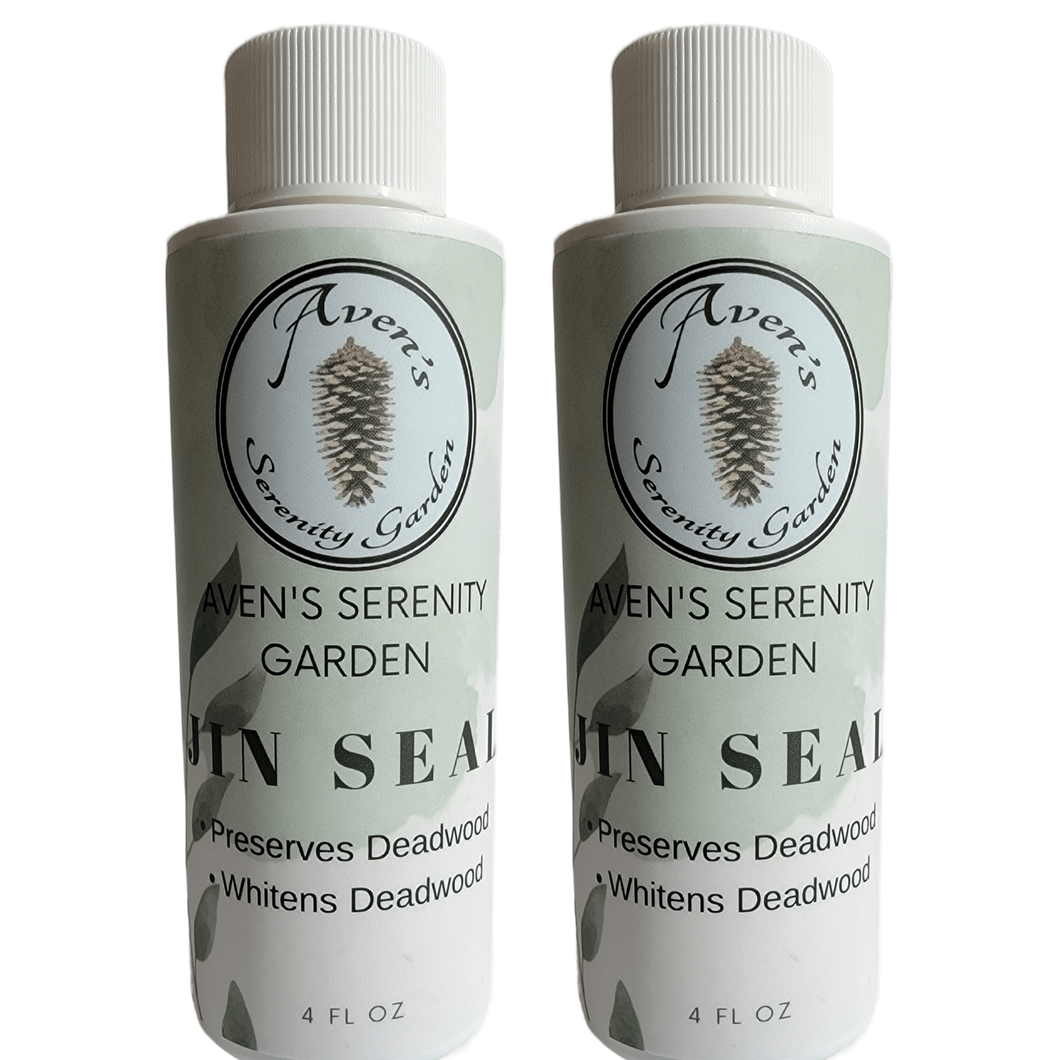 Aven's Serenity Garden Lime Sulfur Jin Seal 2-Pack | Deadwood Preservative and Whitener | 4 fl oz bottles of Lime Sulfur (x2) - Aven's Serenity Garden