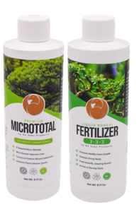 Micrototal Micro Nutrient Fertilizer (0-10-10 )and  Liquid Fertilizer (3-3-3) - 8 fl oz each - Aven's Serenity Garden