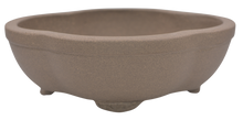 Load image into Gallery viewer, Chinese Bonsai Pot | Lotus Style, Semi-Cascade | 8in Ceramic Bonsai Vessel - Aven&#39;s Serenity Garden
