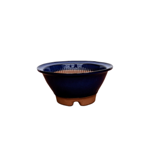 Round Tokoname Bonsai Pot |  6 Inch Japanese Ceramic Pot - Aven's Serenity Garden