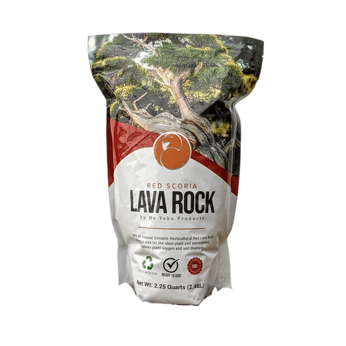 Red Scoria Soil  by Ho Yoku Products | Red Lava Rock Substrate For Bonsai | about 3Lbs - Aven's Serenity Garden