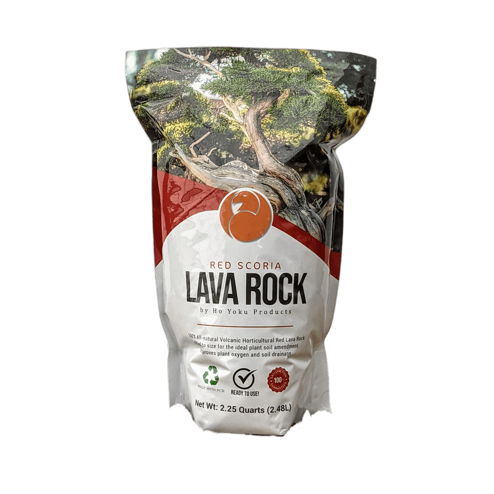 Red Scoria Soil  by Ho Yoku Products | Red Lava Rock Substrate For Bonsai | about 3Lbs - Aven's Serenity Garden