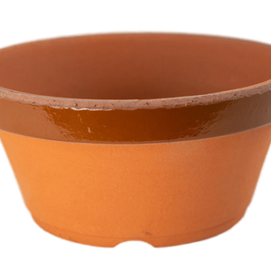 Aven's Serenity Garden Round, Semi-Unglazed Ceramic Tokonome Bonsai Training Pot - Aven's Serenity Garden