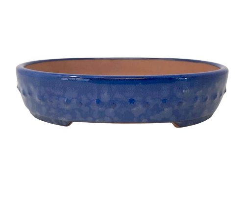 Shallow Oval Ceramic Yixing Bonsai Pot | 7.25