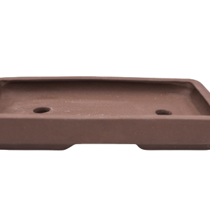 7" Unglazed Rectangular Bonsai Pot - Aven's Serenity Garden