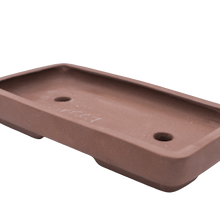 Load image into Gallery viewer, 7&quot; Unglazed Rectangular Bonsai Pot - Aven&#39;s Serenity Garden
