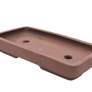 7" Unglazed Rectangular Bonsai Pot - Aven's Serenity Garden