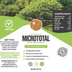 MicroTotal by Ho Yoku | Micro-Nutrient Fertilizer Blend | 8 fl oz - Aven's Serenity Garden