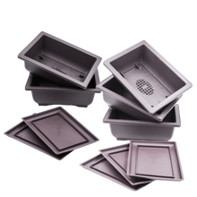 Load image into Gallery viewer, Aven&#39;s Serenity Garden Plastic Bonsai Pot(s) With Humidity Tray(s): set sizes 1-3 - Aven&#39;s Serenity Garden
