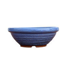 Load image into Gallery viewer, Round Ceramic Bonsai Pots | Japanese Tokoname Pot | 8 inch Diameter - Aven&#39;s Serenity Garden
