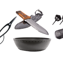 Load image into Gallery viewer, Yamadori Collectors Kit | Round Mica Pot | Hori Hori Knife | Aven&#39;s Essential Kit - Aven&#39;s Serenity Garden
